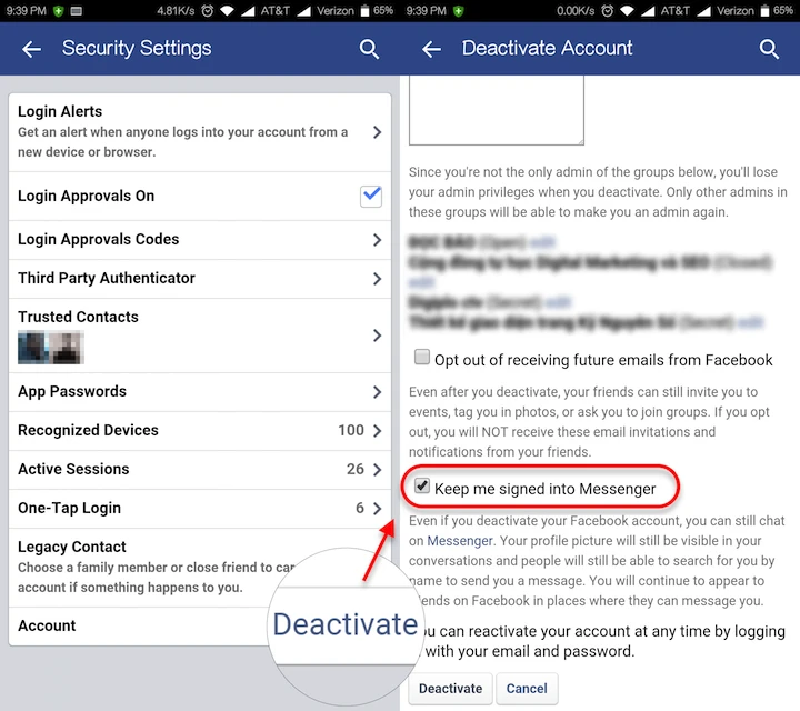Cách xóa tài khoản Facebook nhưng vẫn giữ lại Messenger ảnh 2