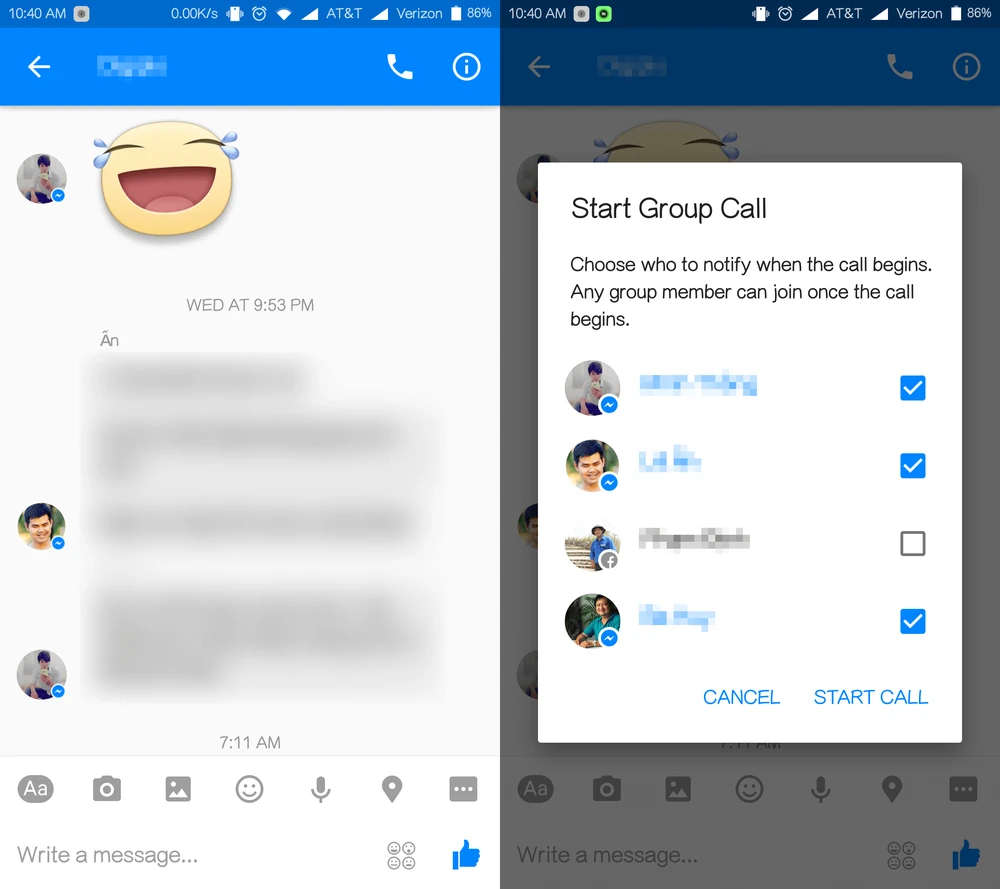 Cách gọi điện theo nhóm miễn phí trên Messenger ảnh 1