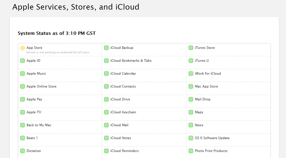 App Store đang gặp sự cố trên toàn cầu ảnh 1
