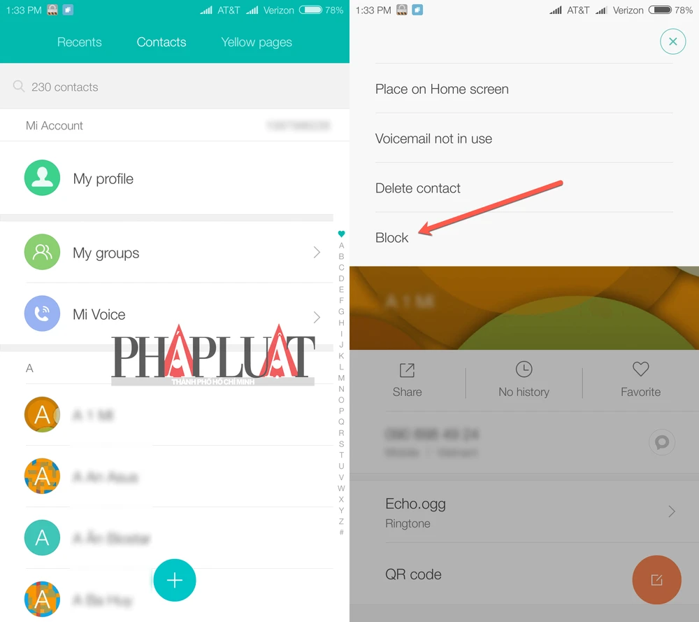 Cách ngăn chặn các số điện thoại quấy rối ảnh 2 Cách chặn cuộc gọi quấy rối trên Android