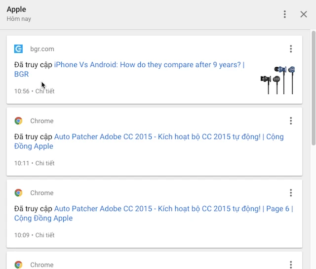 Dễ dàng kiểm soát mọi thứ với My Activity