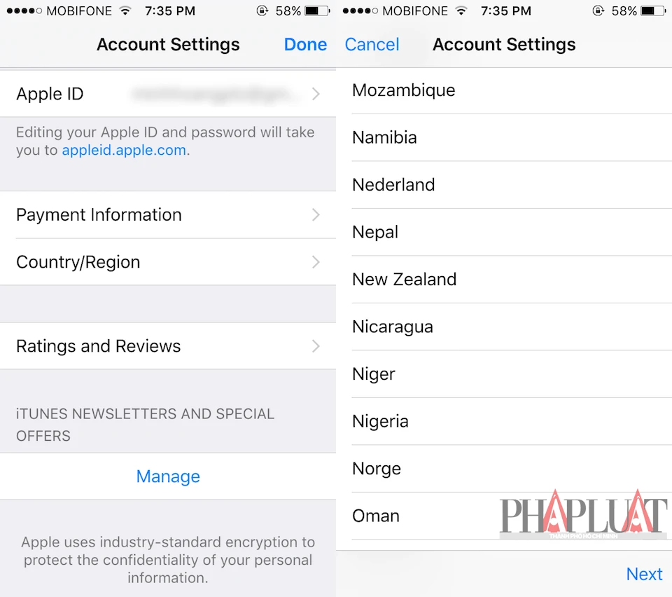 Tạo Apple ID tại Úc hoặc New Zealand để cài đặt Pokémon Go