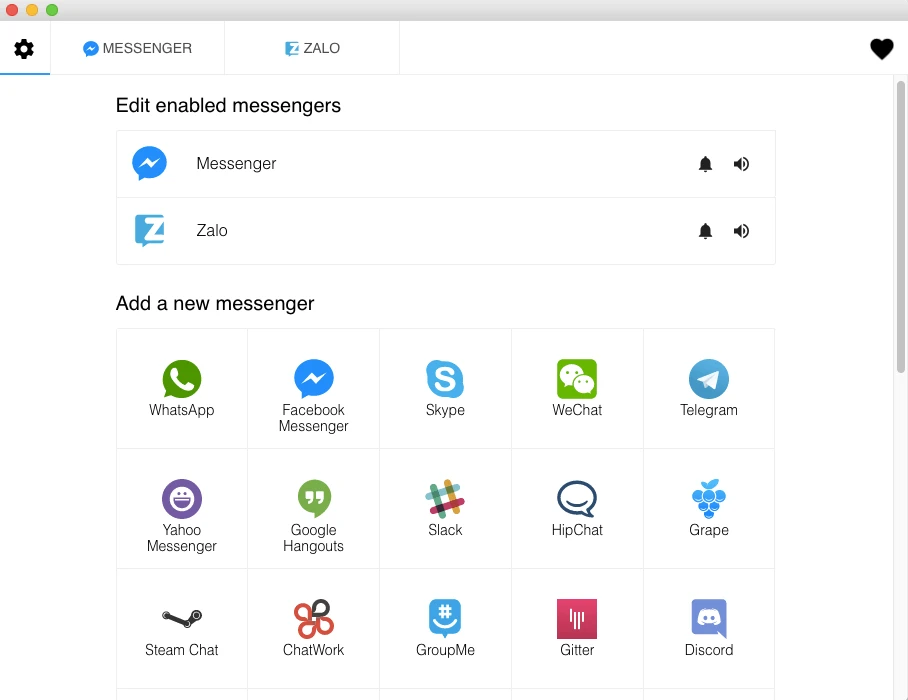 Lựa chọn các dịch vụ cần sử dụng