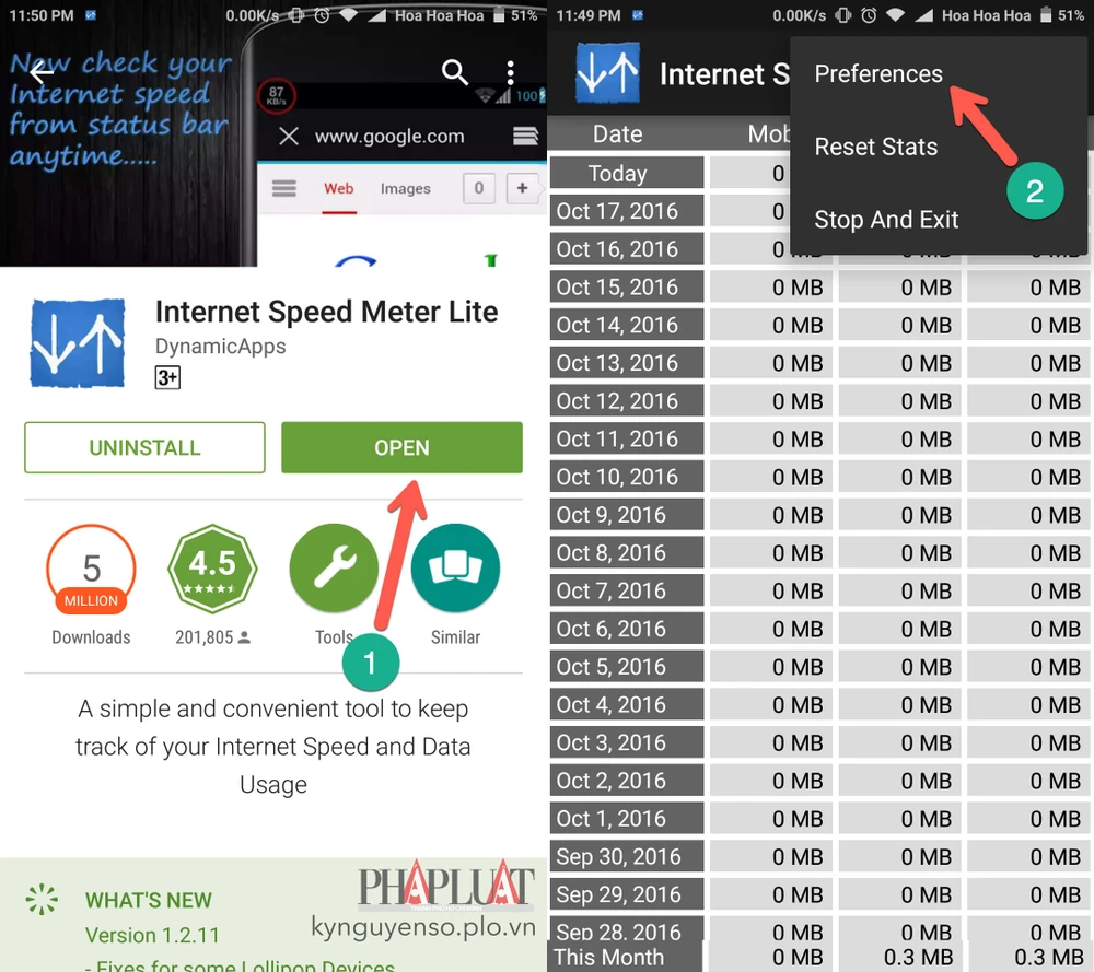 internet speed meter