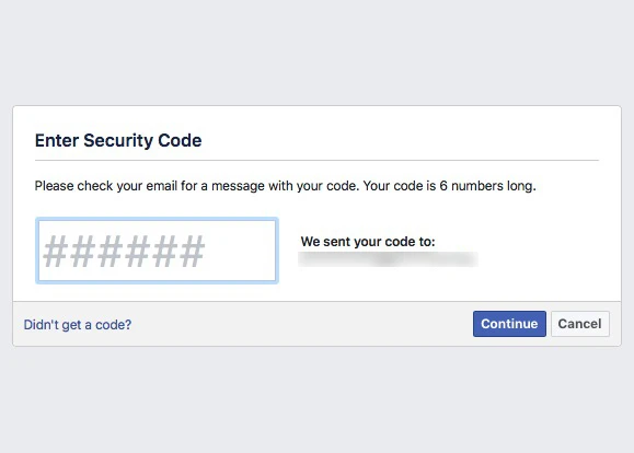 facebook code