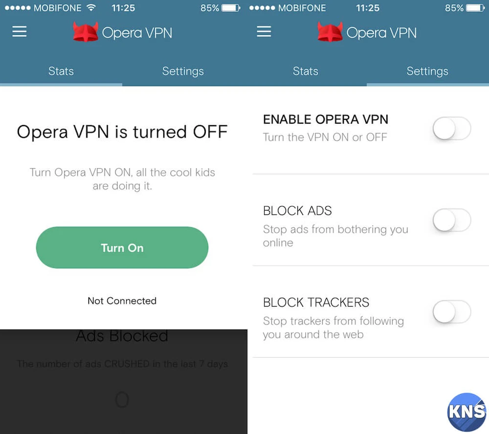 opera vpn