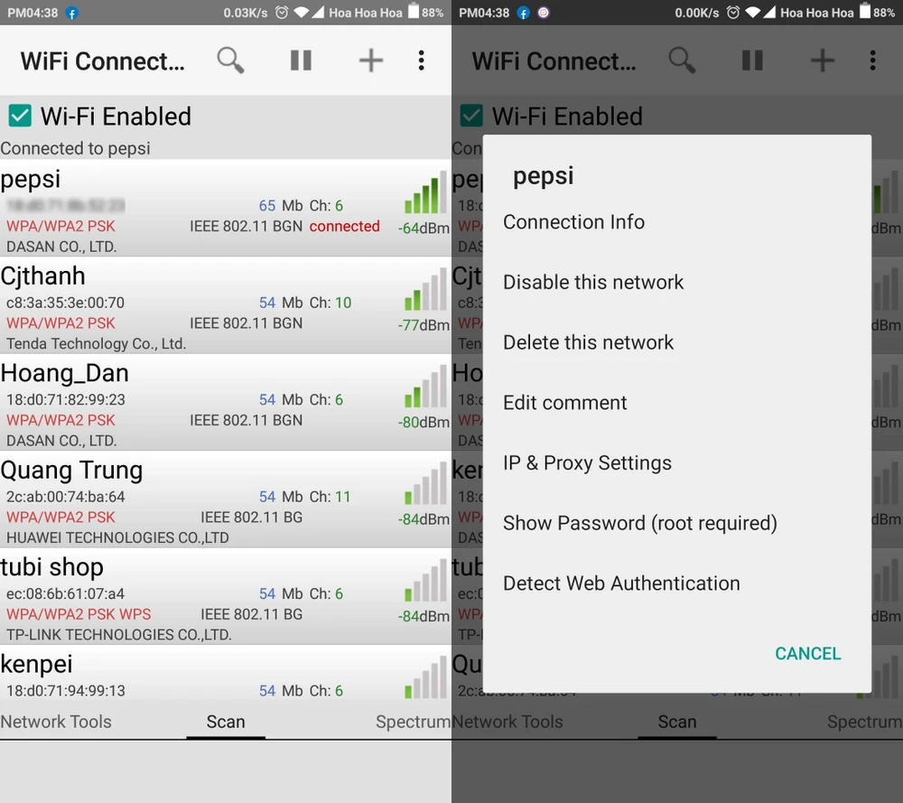 WiFi Connection Manager