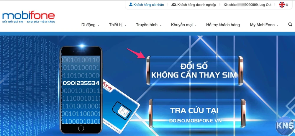 Cách đổi số điện thoại MobiFone ngay tại nhà
