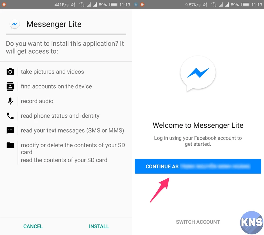 Messenger Lite