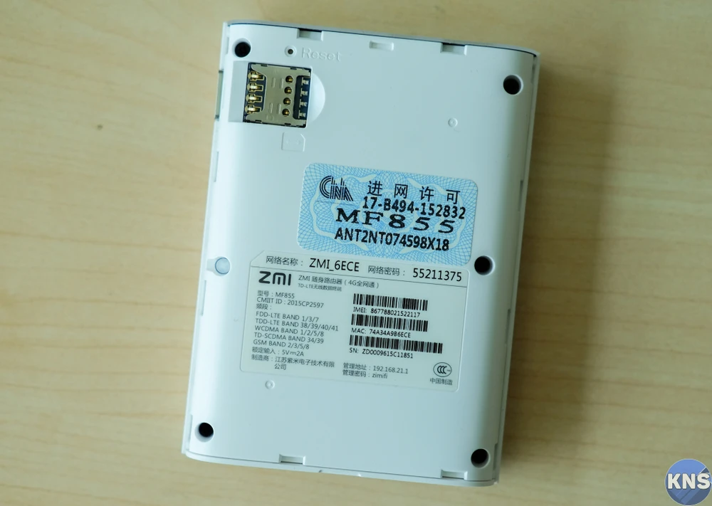 Cục phát wifi ZMI MF855