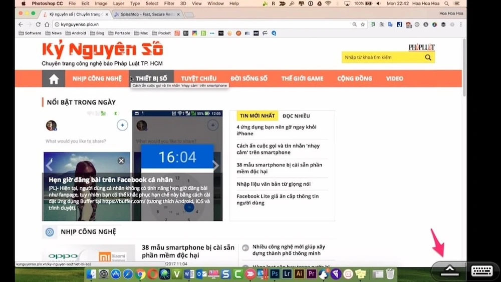 Điều khiển và mở ứng dụng trên máy tính bằng iPhone