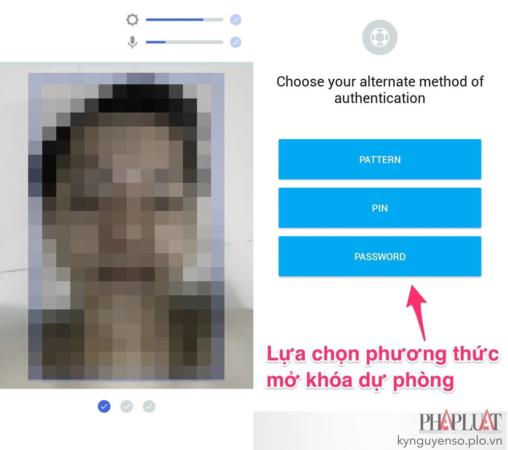 ựa chọn câu lệnh mở khóa có sẵn hoặc tự tạo theo sở thích cá nhân. Ảnh: MINH HOÀNG
