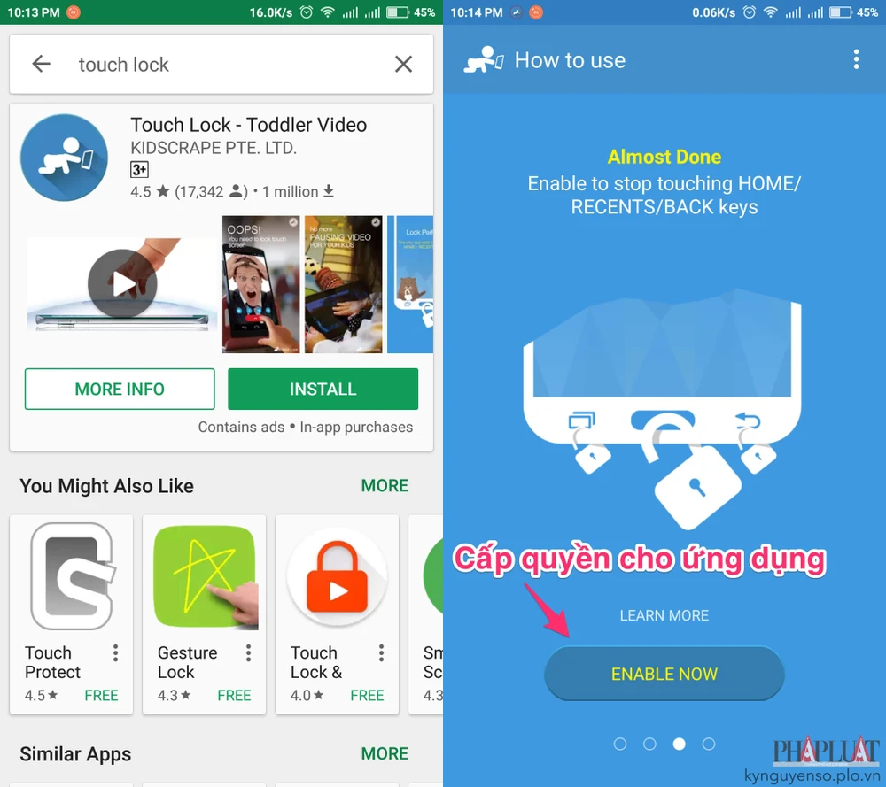 Mẹo vô hiệu hóa màn hình cảm ứng trên smartphone