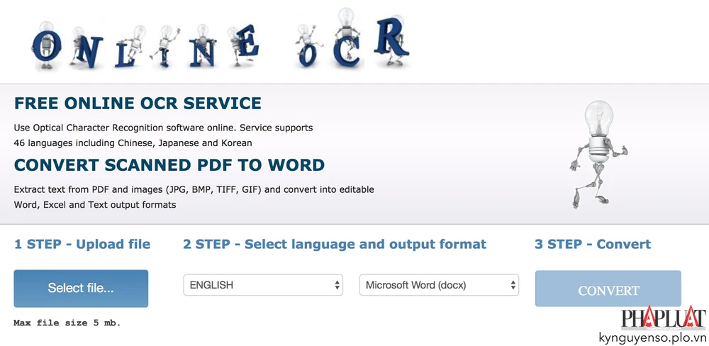 5 công cụ giúp biến chữ trên hình ảnh thành văn bản