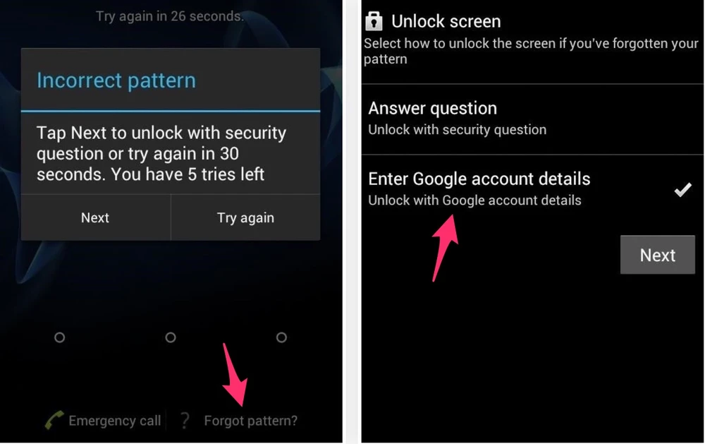 4 cách ‘phá’ mật khẩu bảo vệ trên Android