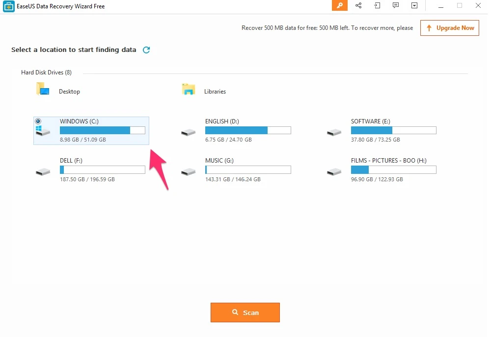 Thủ thuật khôi phục dữ liệu đã xóa trên ổ cứng và USB