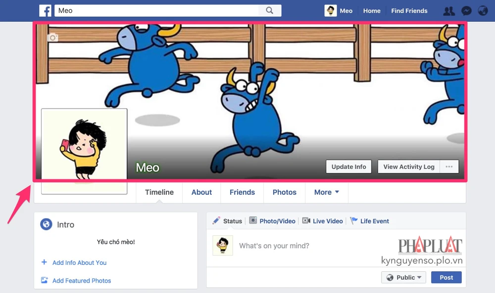 Cách làm tên Facebook phát sáng cực độc 