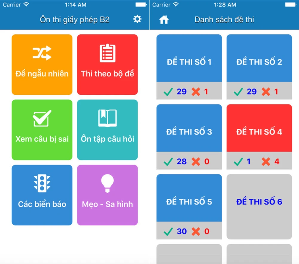Ứng dụng hỗ trợ ôn thi giấy phép lái xe toàn tập