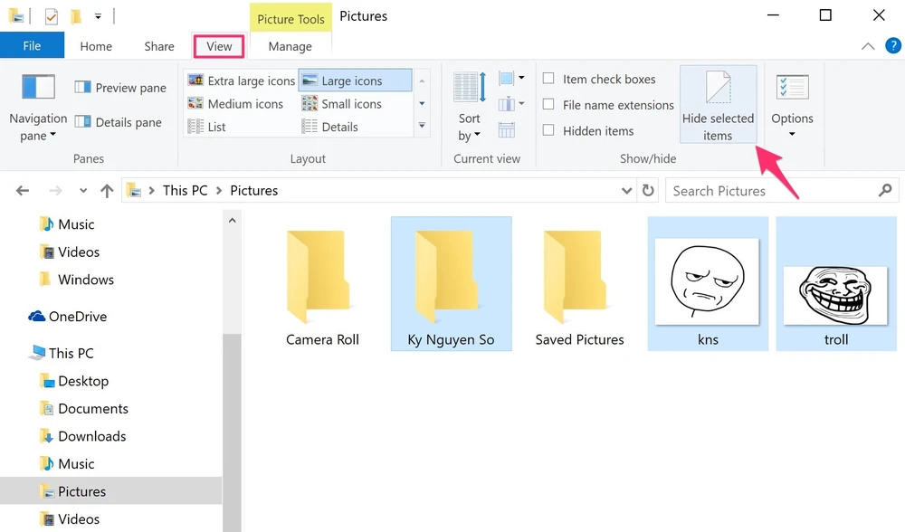 Cách ẩn các tập tin và thư mục quan trọng trên Windows