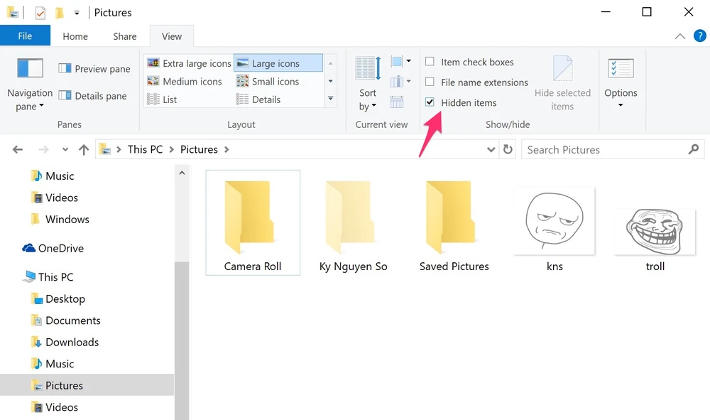 Cách ẩn các tập tin và thư mục quan trọng trên Windows