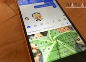 Thủ thuật chèn hình vào bàn phím smartphone