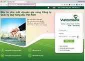 Liên tiếp xuất hiện nhiều trang web ngân hàng giả mạo
