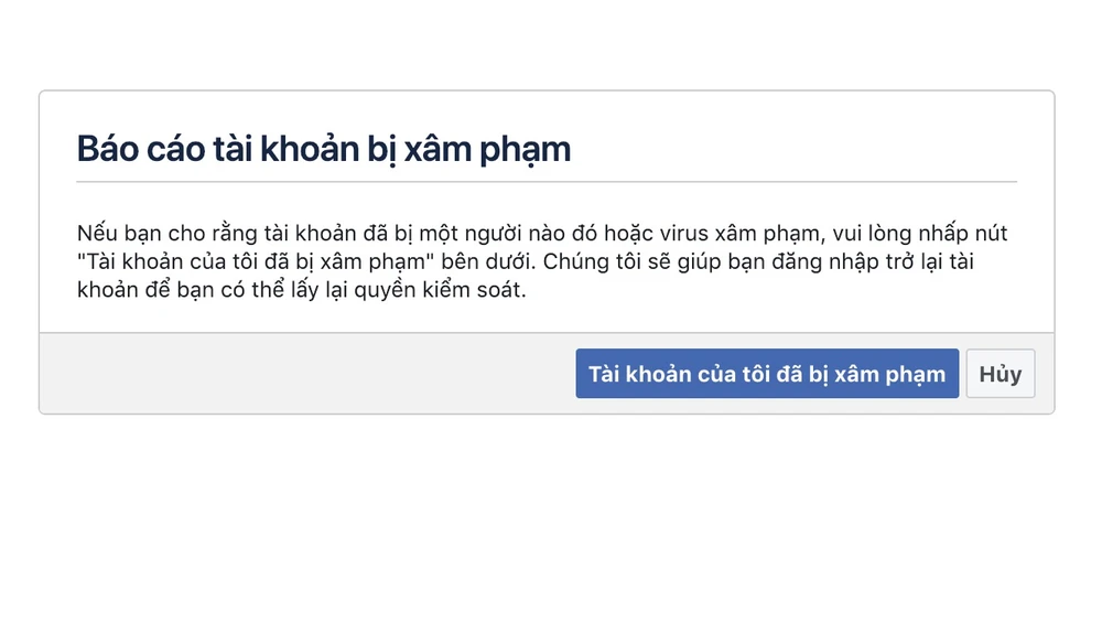 4 việc cần làm ngay lập tức khi bị hack Facebook