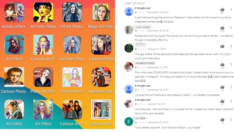 Danh sách 29 ứng dụng ăn cắp hình ảnh riêng tư trên điện thoại