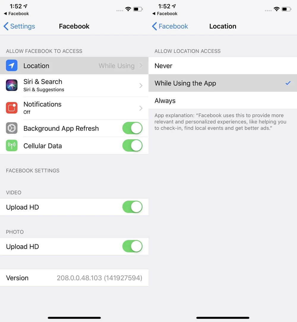 Cách ngăn chặn Facebook theo dõi vị trí của bạn