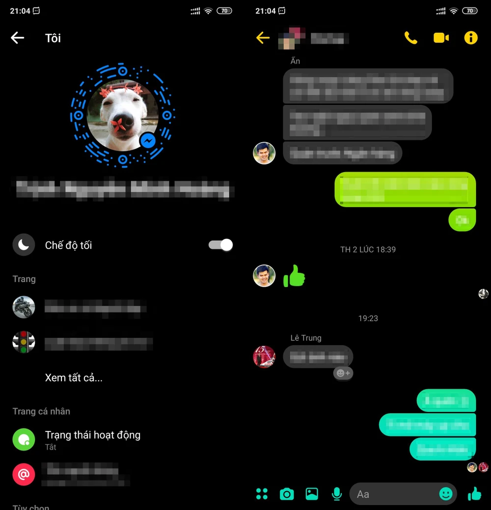 Mẹo tiết kiệm pin khi sử dụng Facebook Messenger 