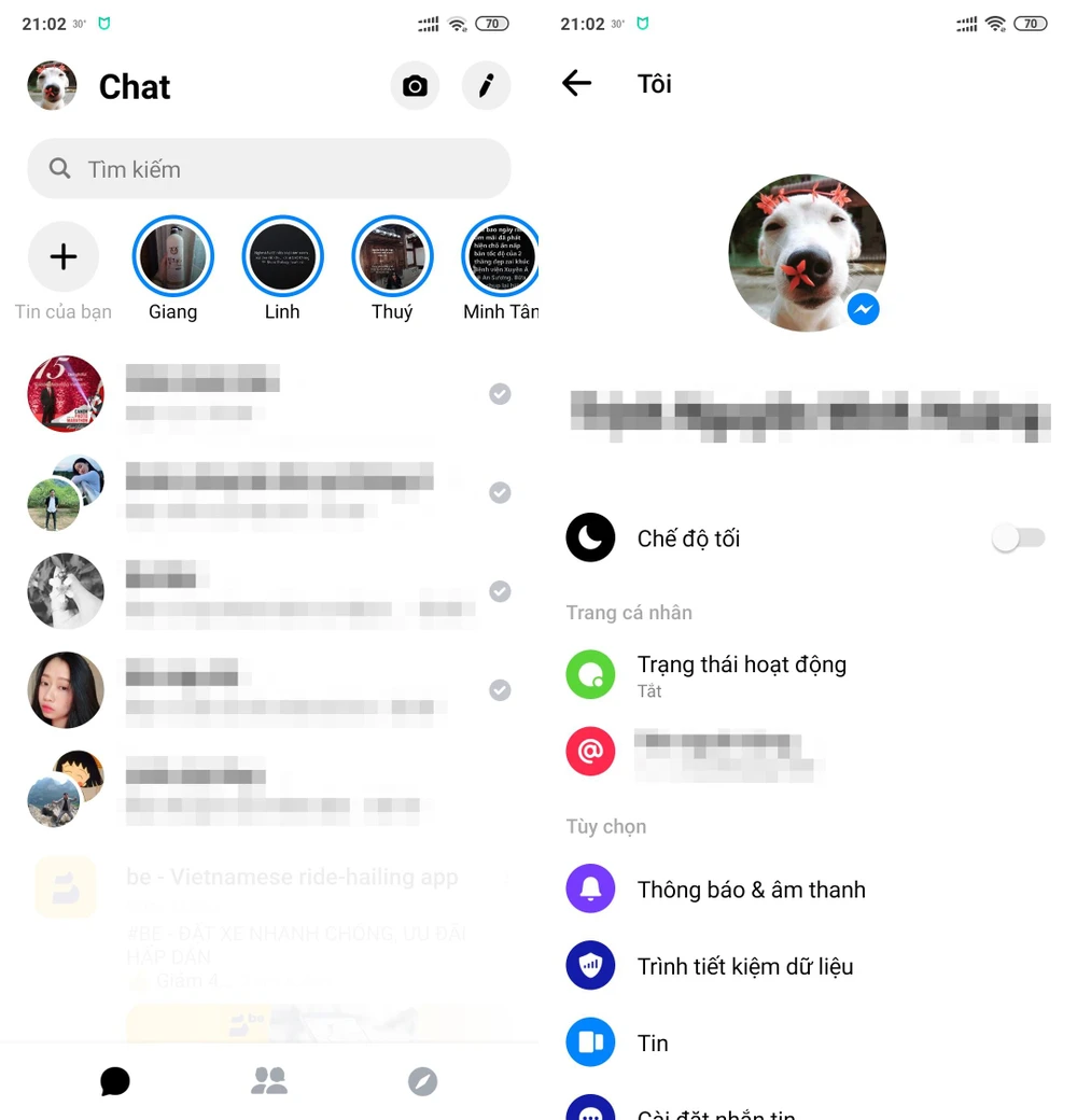 Mẹo tiết kiệm pin khi sử dụng Facebook Messenger 
