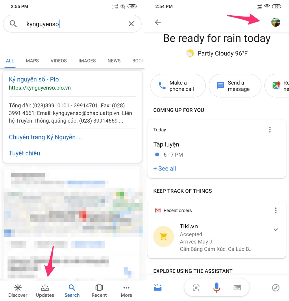 Cách mở Google Assistant khi tắt màn hình điện thoại