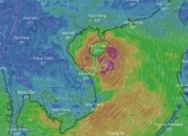 Cách theo dõi đường đi của cơn bão số 4 (Podul)