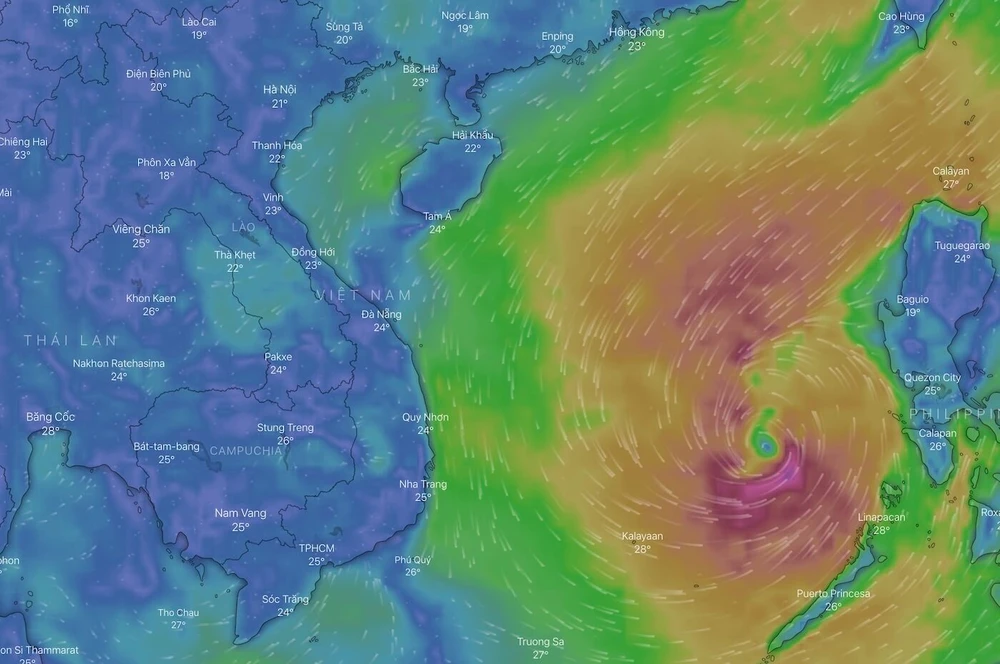 Cách theo dõi đường đi của cơn bão số 6 (Nakri)