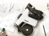 Xuất hiện mẫu xe điện siêu nhỏ gọn khi gấp lại bằng tờ giấy A3
