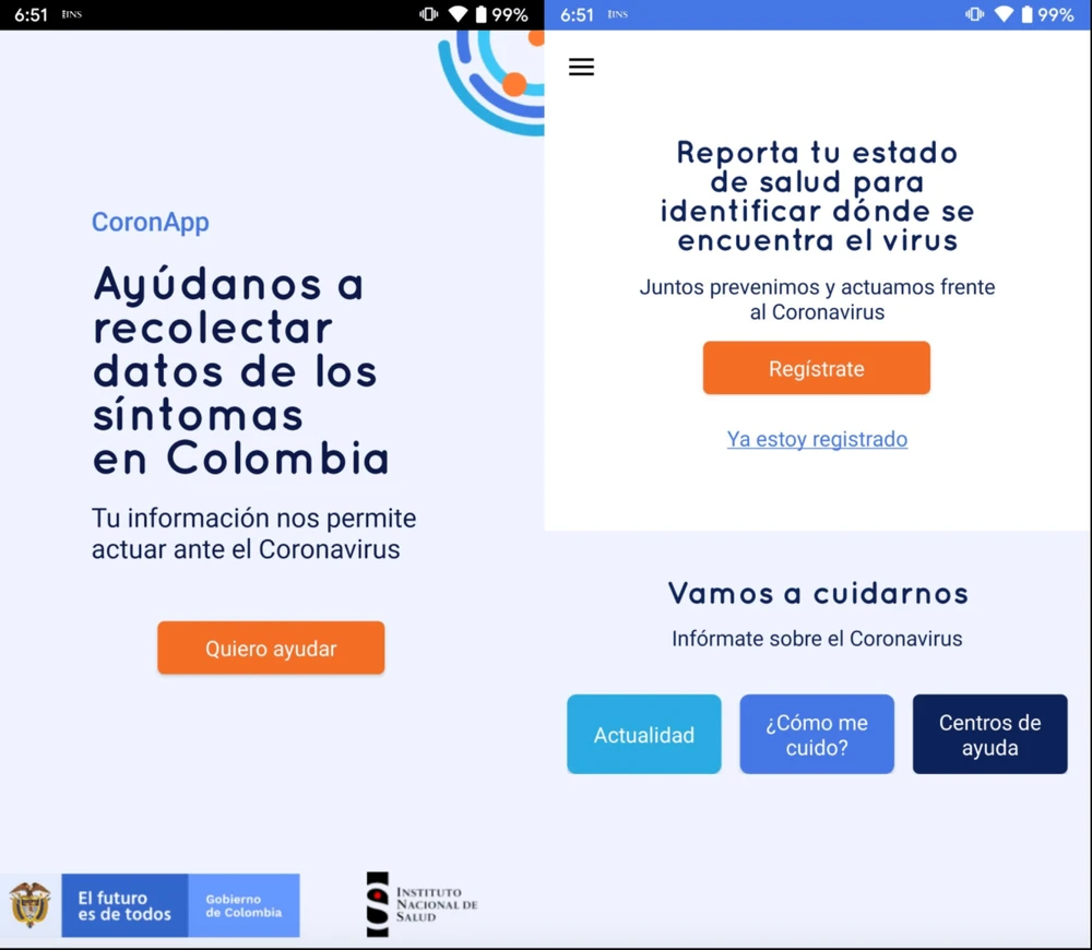 CoronApp-Colombia