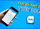 Cách thay đổi font chữ trên Zalo