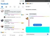 Cách đăng bình luận Facebook có đường kẻ đầy màu sắc