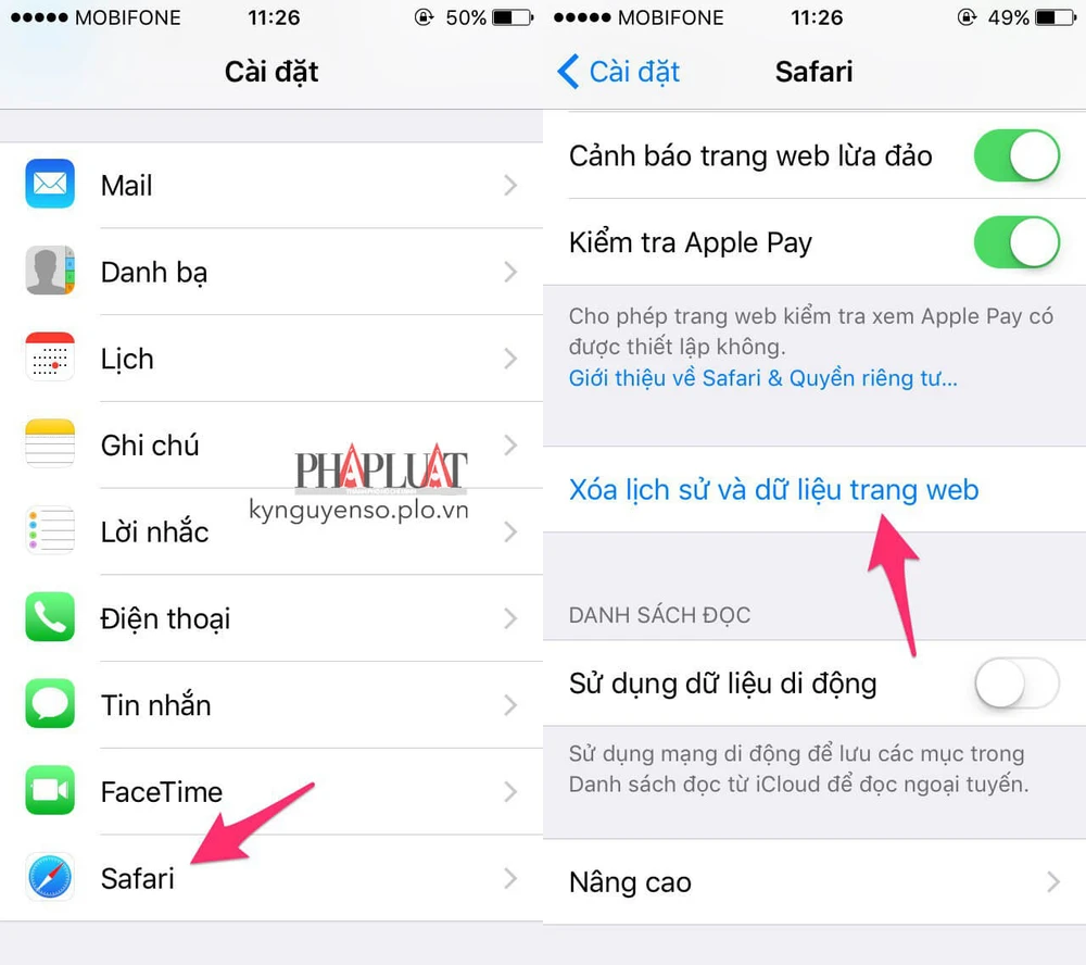 xoa-lich-su-luot-web-va-du-lieu