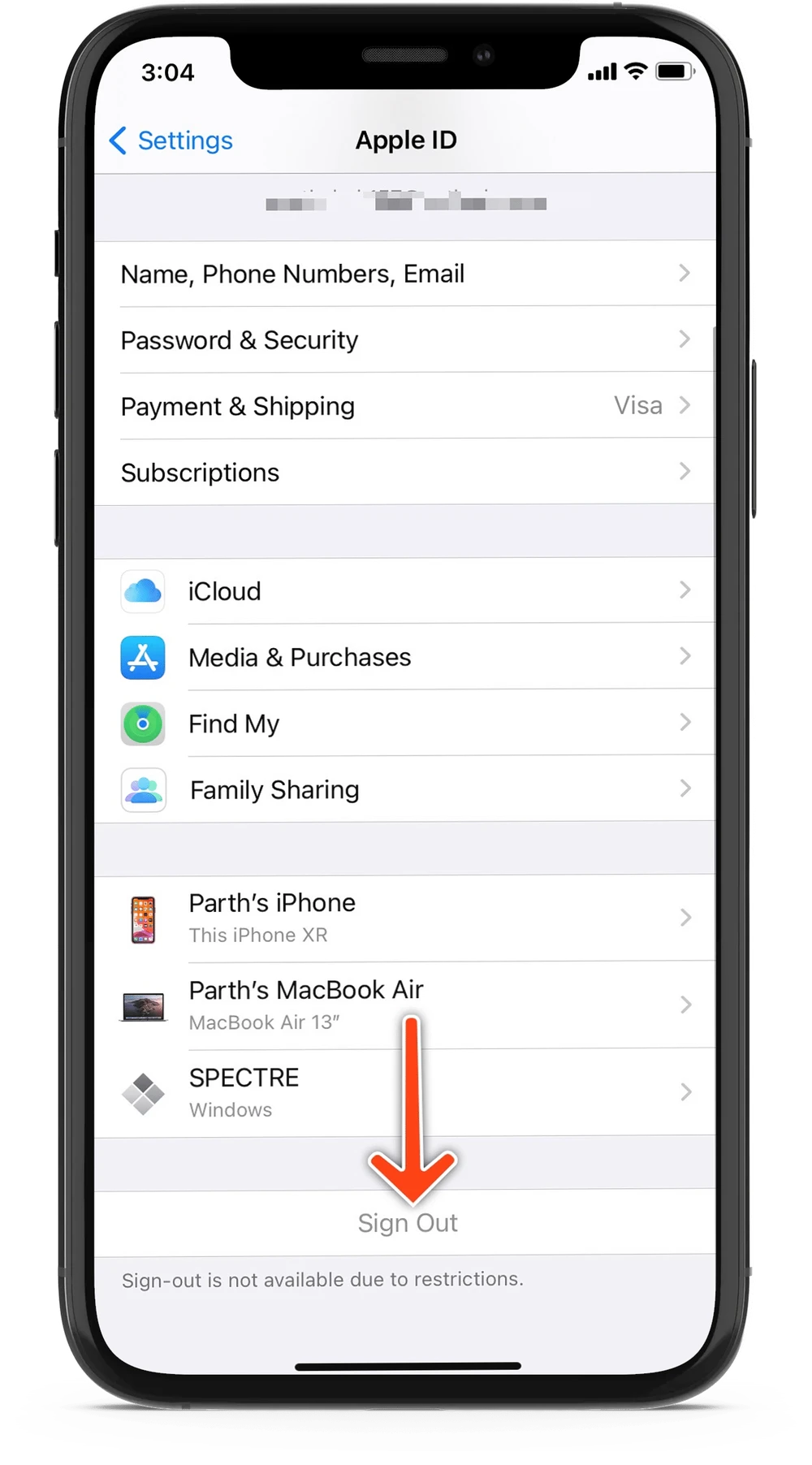 đăng-xuất-apple-id