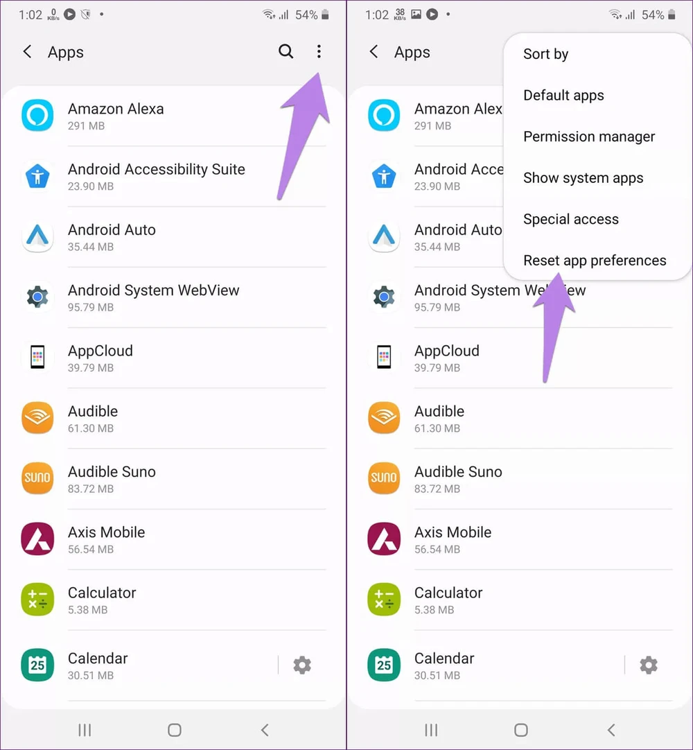 dat-lai-cai-dat-ung-dung-tren-samsung