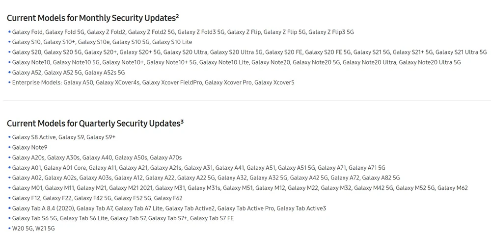 danh-sach-cap-nhat-samsung