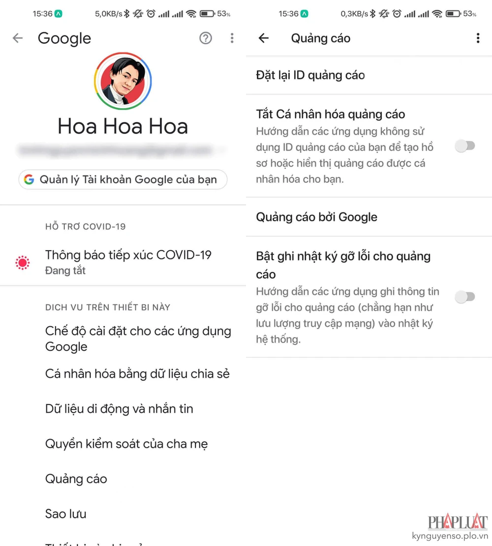 tat-tinh-nang-ca-nhan-hoa-quang-cao-tren-android