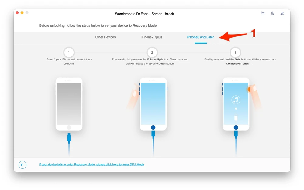 Chuyển iPhone về Recovery mode (chế độ khôi phục). Ảnh: MINH HOÀNG