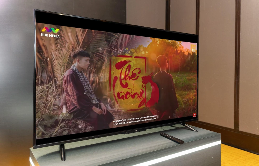 Mi TV P1 55 inch 4K được giới thiệu tại thị trường Việt Nam. Ảnh: TIỂU MINH