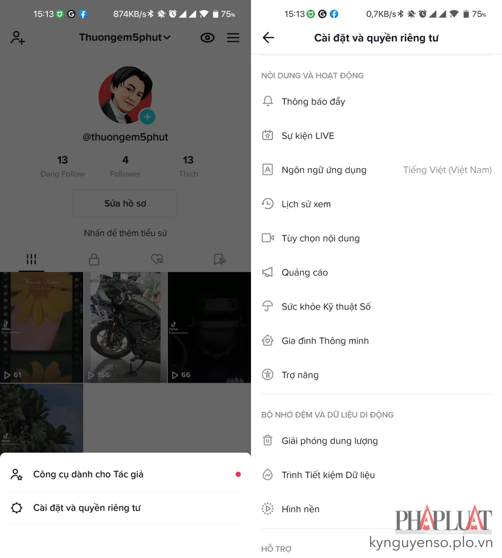 cai-dat-va-quyen-rieng-tu-tiktok