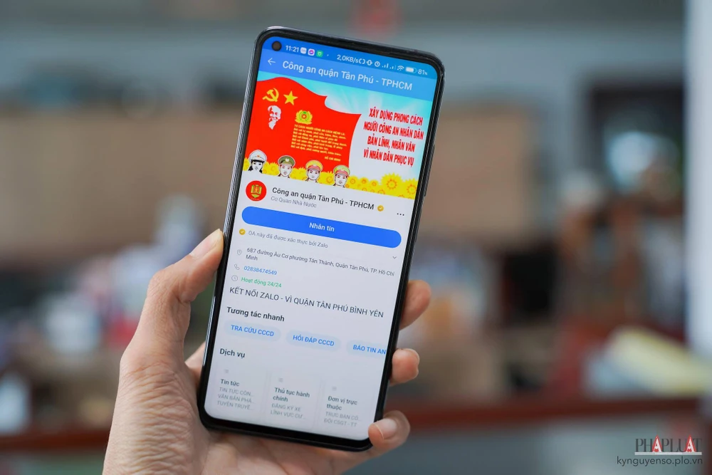 Cách làm CCCD gắn chip qua mạng. Ảnh: MINH HOÀNG