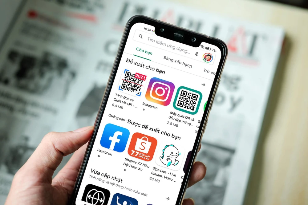 go-cai-dat-phan-mem-doc-hai-joker Phần mềm độc hại Joker ẩn mình bên trong nhiều ứng dụng Android. Ảnh: TIỂU MINH