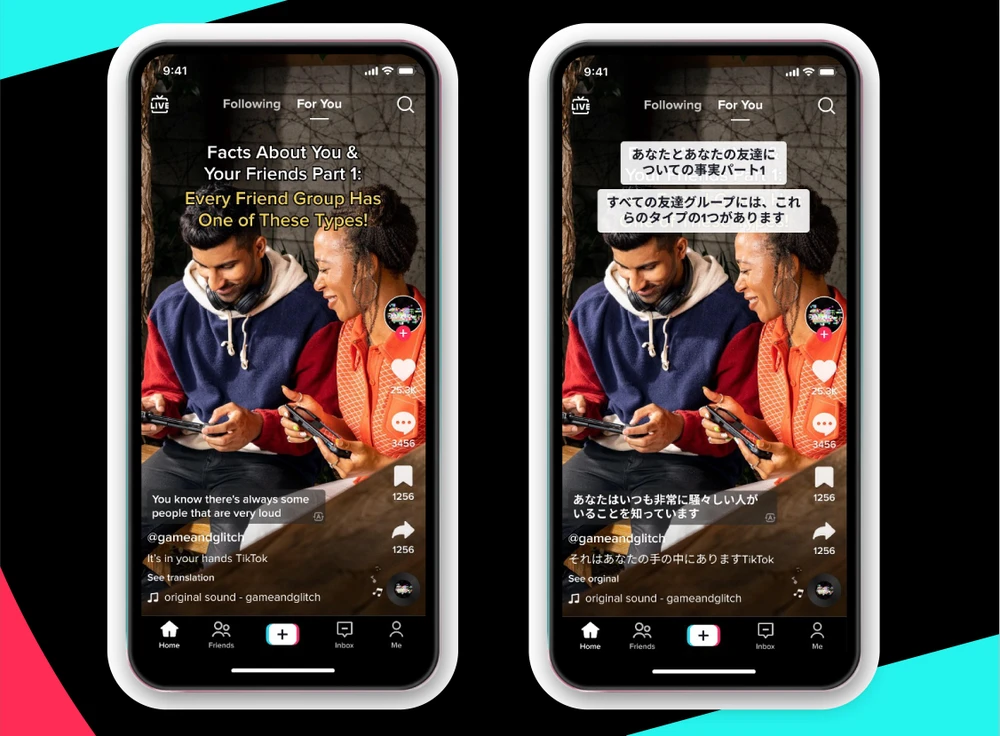 tiktok-tu-dong-dich-van-ban