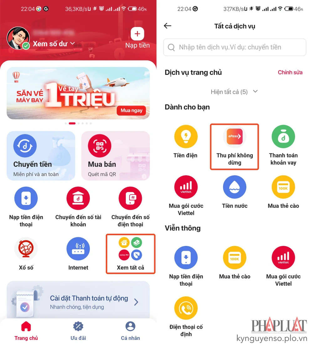 lien-ket-viettel-money-vs-epass